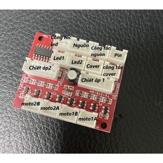 Mạch điều khiển hộp đồng hồ xoay 5 chế độ có đèn led vtự dừng khi mở nắp