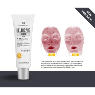 Kem chống nắng Heliocare 360 A-R Emulsion SPF50+ kiềm dầu, bật tông sáng, phù hợp da dầu da hỗn hợp 50ml