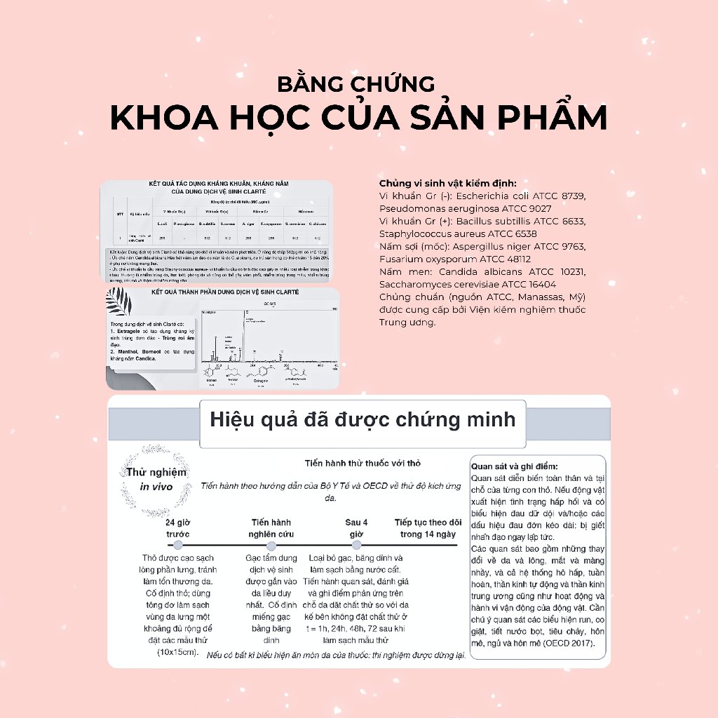Combo 5 Dung Dịch Vệ Sinh Clarté Organic Có Postbiotic, Thảo Dược Thiên Nhiên Dưỡng Ẩm, Cân Bằng pH