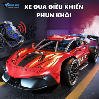Đồ Chơi Siêu Xe Điều Khiển Từ Xa RC 2.4GHZ F1 Với 3 Màu Chất Liệu Nhựa Cao Cấp Chế Độ Phun Khói Tặng Kèm Pin Sạc