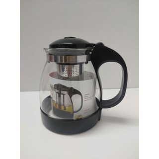 Bình Pha Trà Thủy Tinh 1500ml Có Lưới Lọc Trà inox Tiện Lợi, Tiết Kiệm Thời Gian Pha Trà