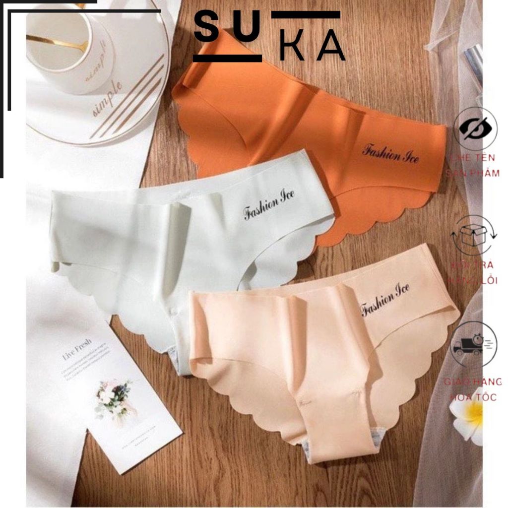 ComBo 5 Quần Lót Su Lượn Sóng ,Quần Lót Nữ Không Đường May 5-1028
