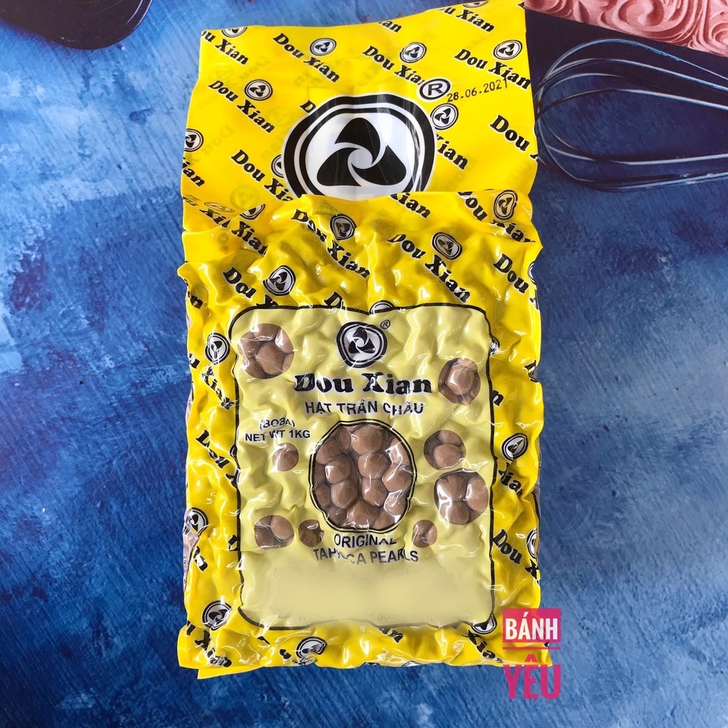 Trân châu đen Dou Xian làm bánh, trà sữa 1kg - BGTC