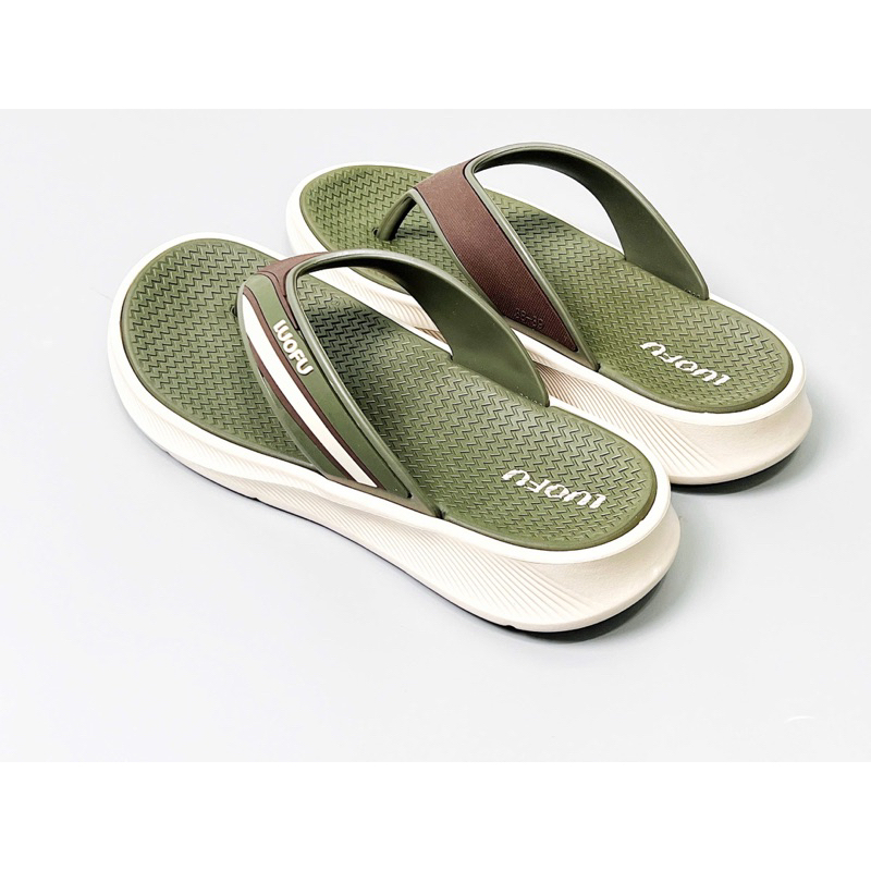 Dép Xỏ Ngón Nam Luofu Đế Dày Cao Su Non Êm Chân Chống Trơn Đi Học Đi Chơi Fullsize 40-44