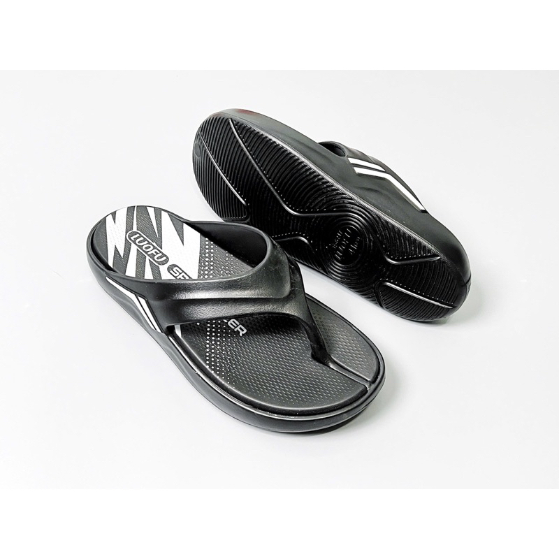 ép Xỏ Ngón Nam Luofu Đúc Liền Đế Dày 4cm Đế Êm Chống Trơn Đi Biển Đi Chơi Fullsize 40-44