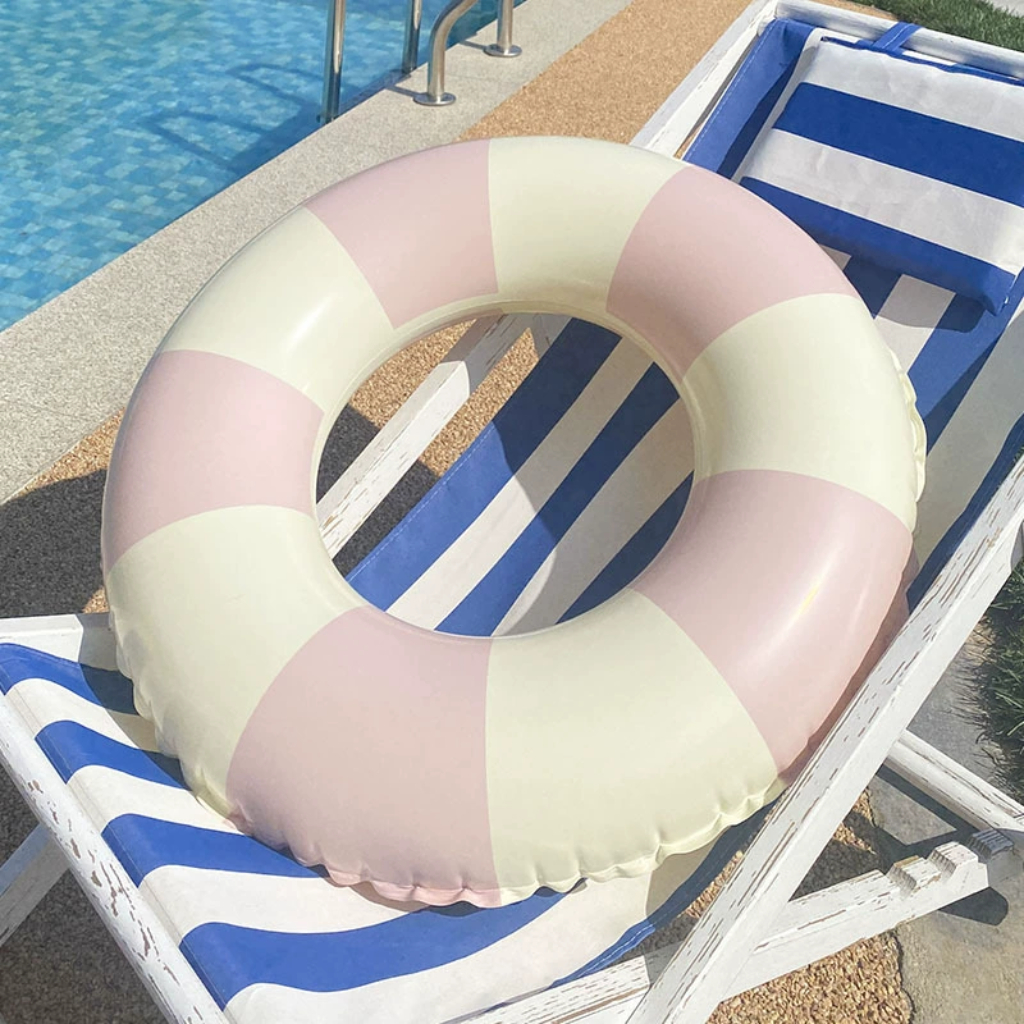 Phao Bơi Tròn Trẻ Em Người Lớn Bơm Hơi Chất Liệu Bằng Pvc Dầy Dặn Đủ Size Nhiều Hình