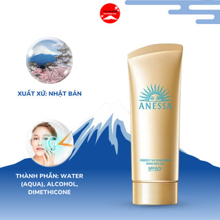 Gel Chống Nắng Anessa Perfect UV Sunscreen SPF50+/PA++++ Bảo Vệ Da Chống Lão Hoá Cấp Ẩm 90g