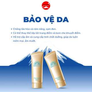 Gel Chống Nắng Anessa Perfect UV Sunscreen SPF50+/PA++++ Bảo Vệ Da Chống Lão Hoá Cấp Ẩm 90g