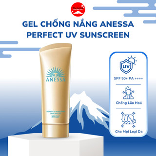 Gel Chống Nắng Anessa Perfect UV Sunscreen SPF50+/PA++++ Bảo Vệ Da Chống Lão Hoá Cấp Ẩm 90g