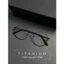 Gọng Kính Titanium Oval Nam Nữ Despoints Titanium TT01 Titan Thay được mọi loại tròng.