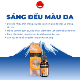 Tinh Chất Serum Vitano C Vitamin C Concentrated Mờ Sạm Nám Chống Lão Hoá Làm Sáng Đều Màu Da 60ml