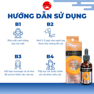 Tinh Chất Serum Vitano C Vitamin C Concentrated Mờ Sạm Nám Chống Lão Hoá Làm Sáng Đều Màu Da 60ml