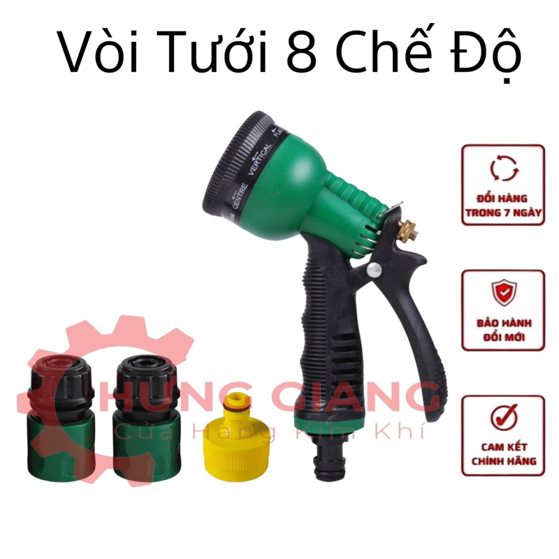 Vòi Tưới Đa Năng 8 Chế Độ Xoay 360