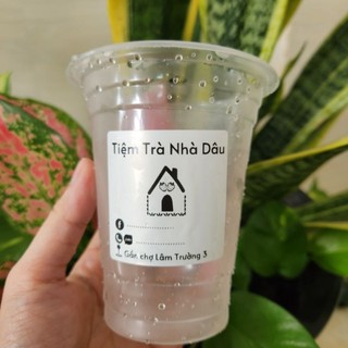 ROTI | 50 Tem cafe dán ly không thấm nước 100%, nhãn dán cà phê in theo tên quán kích thước 5x5cm