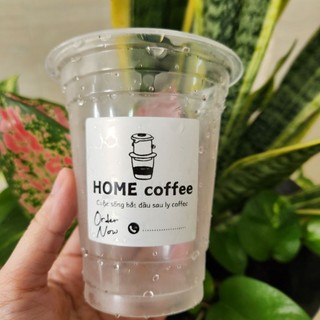 ROTI | 50 Tem cafe dán ly không thấm nước 100%, nhãn dán cà phê in theo tên quán kích thước 5x5cm