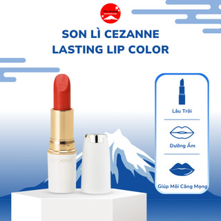 Son Lì Cezanne Lasting Lip Color Nội Địa Nhật Mềm Mịn Lâu Trôi Dưỡng Ẩm Giúp Môi Căng Mọng Thỏi 3.9g