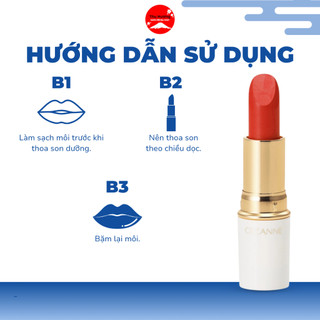 Son Lì Cezanne Lasting Lip Color Nội Địa Nhật Mềm Mịn Lâu Trôi Dưỡng Ẩm Giúp Môi Căng Mọng Thỏi 3.9g