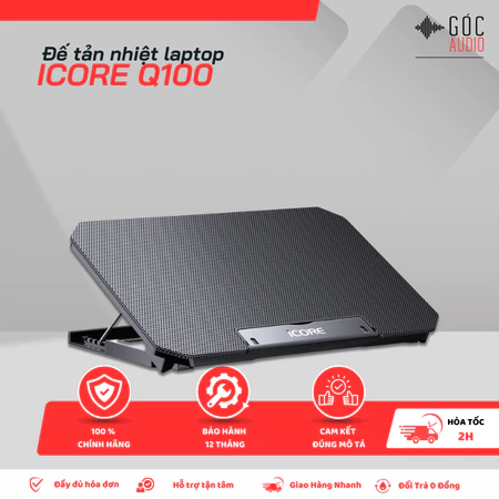 Giá Đỡ - Đế Tản Nhiệt Laptop iCore Điều Chỉnh Độ Cao Linh Hoạt, Thiết Kế Công Thái Học, Tản Nhiệt Hiệu Quả – GÓC AUDIO
