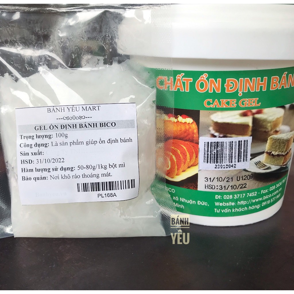 Gel Ổn Định Bánh Bông Lan/Gel Cake BICO/ AB.MAURI Chia LẺ 100g - PL168A