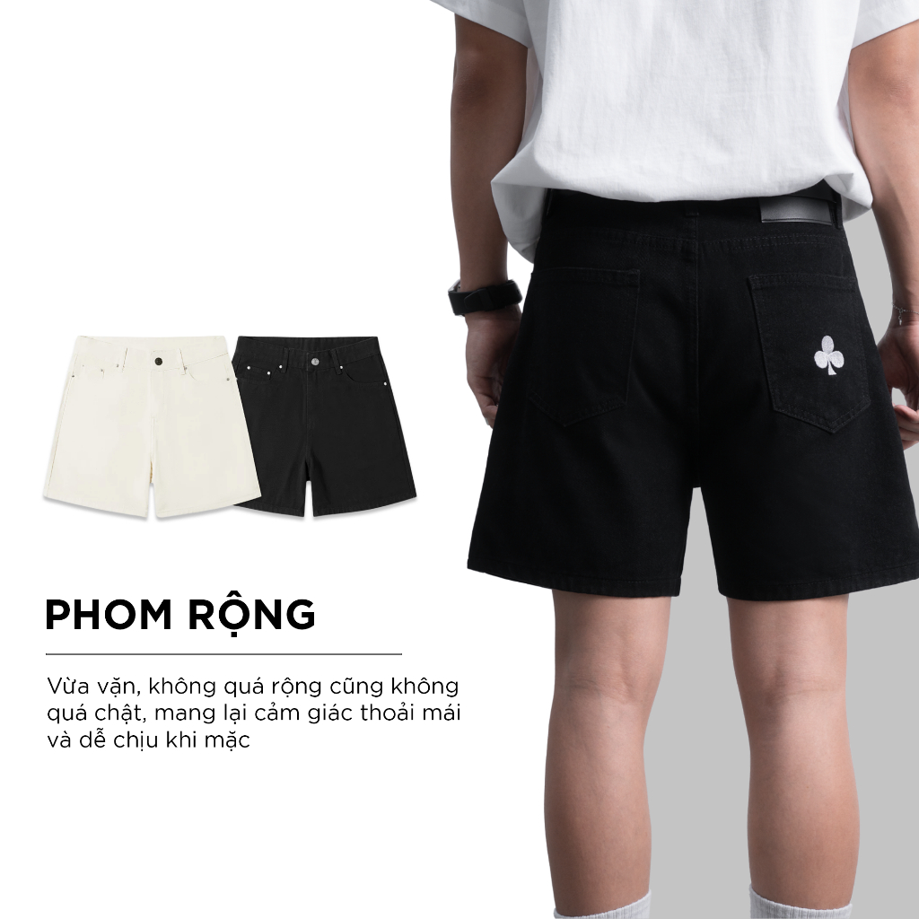 Đánh Giá Quần Short Jean Nam POKER Phom Rộng CAPMAN CLUB - Thoải Mái & Trẻ Trung