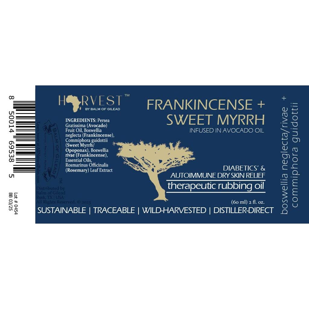 BALM OF GILEAD Neuropathy Frankincense & Sweet Myrrh Dầu xoa bóp Làm dịu và phục hồi da khô
