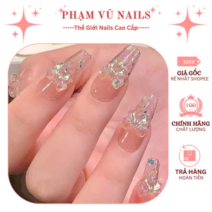 Móng Giả 24 Móng Tay Giả Trang Trí Làm Đẹp Móng Tay Tặng Kèm Dụng Cụ Gắn Móng