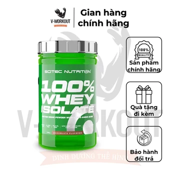 Whey Protein | WHEY PROTEIN ISOLATE 700G - Whey protein tăng cơ tinh kiết, không nóng trong | SCTEC NUTRITION