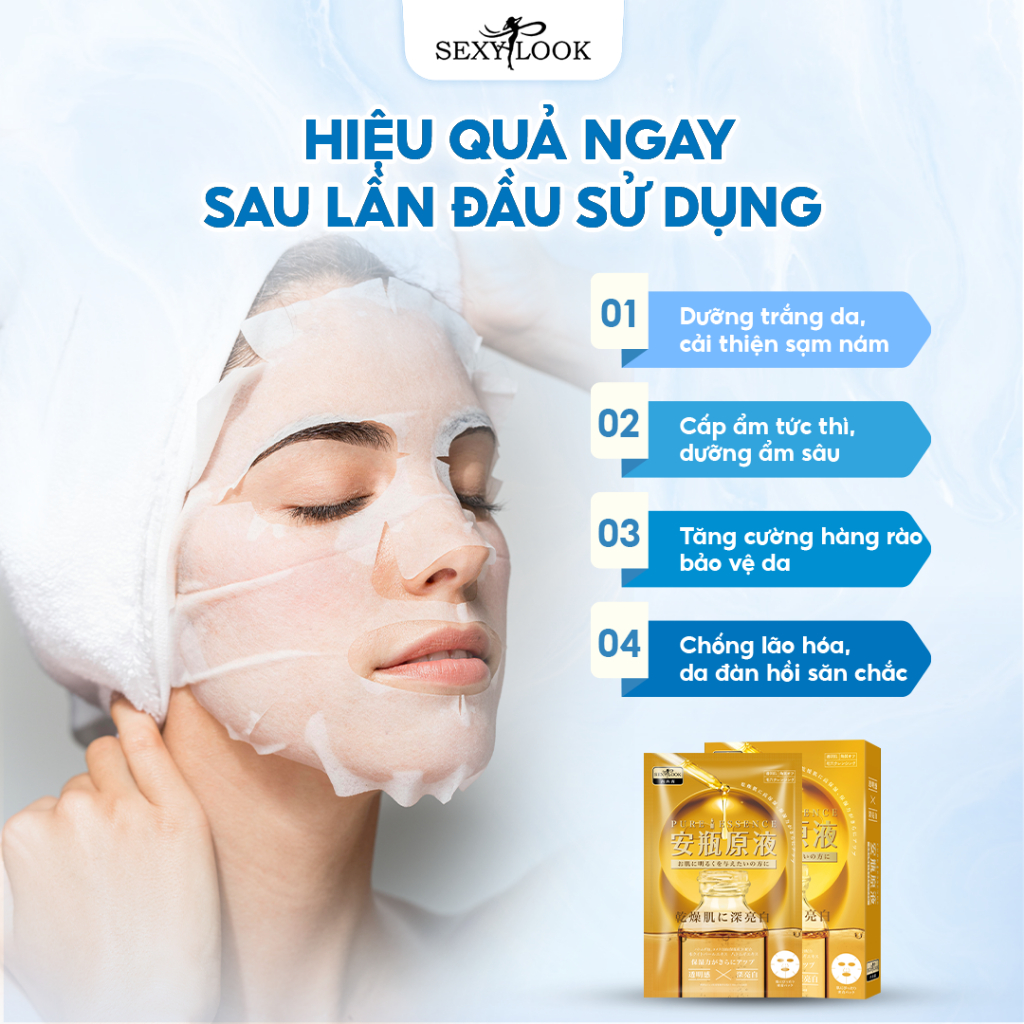 Ảnh VHL Bộ 9 Miếng Mặt Nạ Đen Tràm Trà + Tinh Dầu Trắng Da (5M Tràm Trà*28ml/M + 4M Tinh Dầu Vàng*26ml/M 3