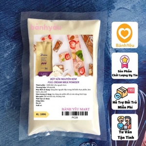 Bột sữa nguyên kem New Zealand làm bánh gói (chia - 100g ) - PC28