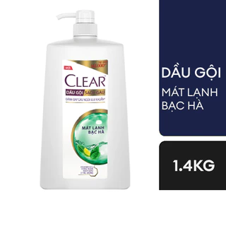 Dầu Gội Clear Sạch Gàu Mát Lạnh Bạc Hà 3x Sức Mạnh Đánh Bay Gàu, Ngứa, Vi Khuẩn