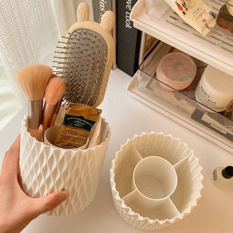Hộp Đựng Cọ Trang Điểm Thông Minh ENODA HOME, Ống Đựng Mỹ Phẩm, Giá Đựng Mỹ Phẩm Chống Bụi R015