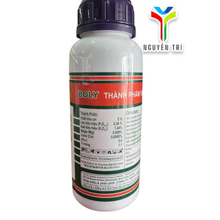 Phân bón lá rong biển nước Halifax của Boly chai 500ml, đâm chồi kéo đọt, lớn trái.