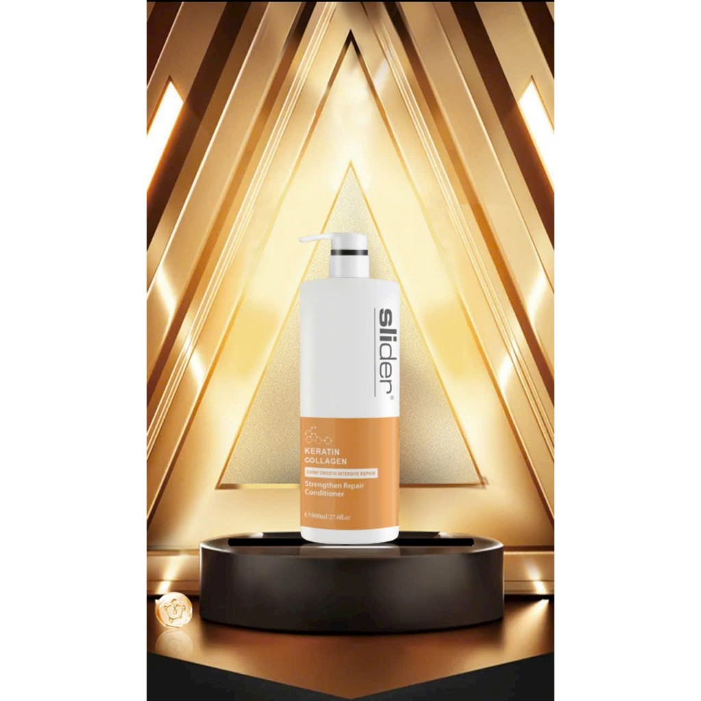Xịt dưỡng Siêu Bóng siêu mềm mượt tóc SLIDER Tinh chất Keratin Collagen tái tạo Argan oi [ Madein Ý 250ml ]