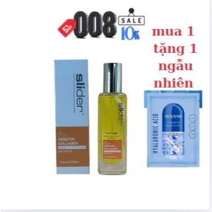 Tinh dầu dưỡng huyết thanh tái tạo Argan oi SLIDER Keratin và Collagen mềm mượt tóc hương thơm [ Madein ý 60ml ]