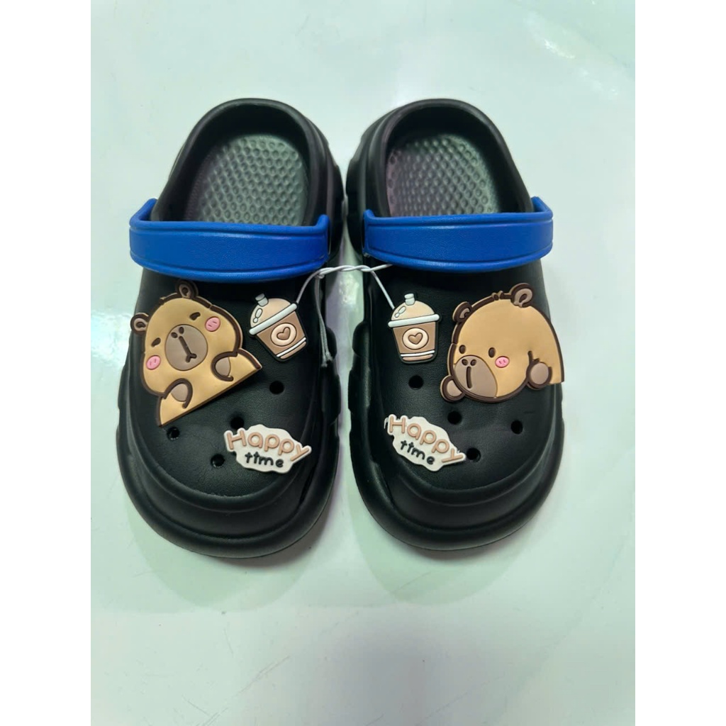 Dép Sục bánh mì thời trang cho bé trai hình Capybara siêu nhẹ mềm êm chân đế cao