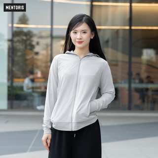 Áo chống nắng Nữ Big Size Mentoris, Vải thun lạnh cao cấp, Che kin toàn thân chống Tia UV tốt MCN01S