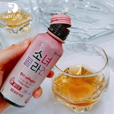 Nước uống đẹp da Girl Collagen 1000mg Hàn Quốc Hộp 10 chai