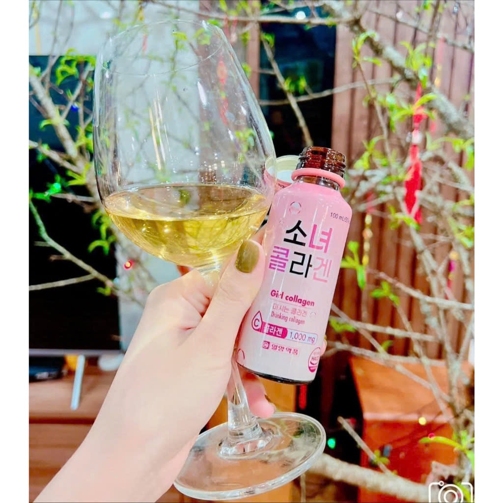 Nước uống đẹp da Girl Collagen 1000mg Hàn Quốc Hộp 10 chai