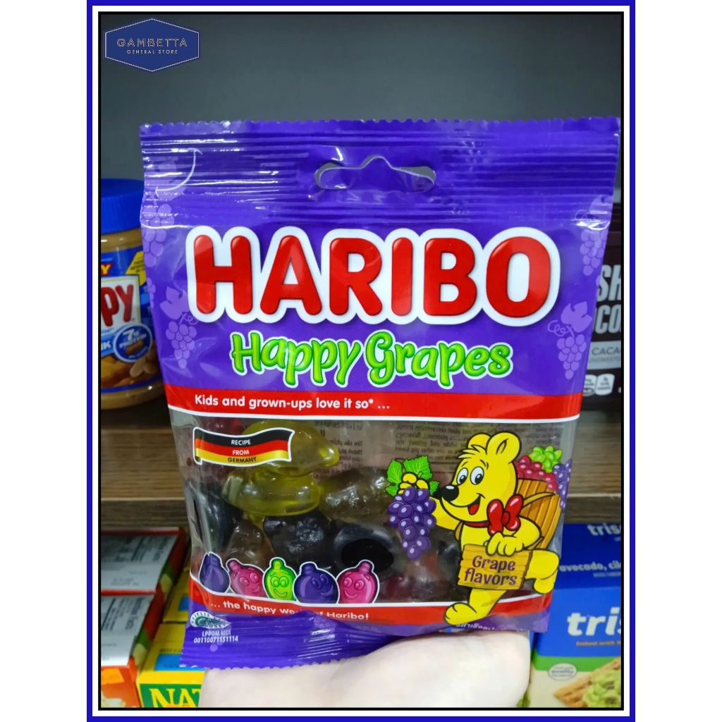 Kẹo Dẻo Haribo Happy Grapes 80g | Shopee Việt Nam
