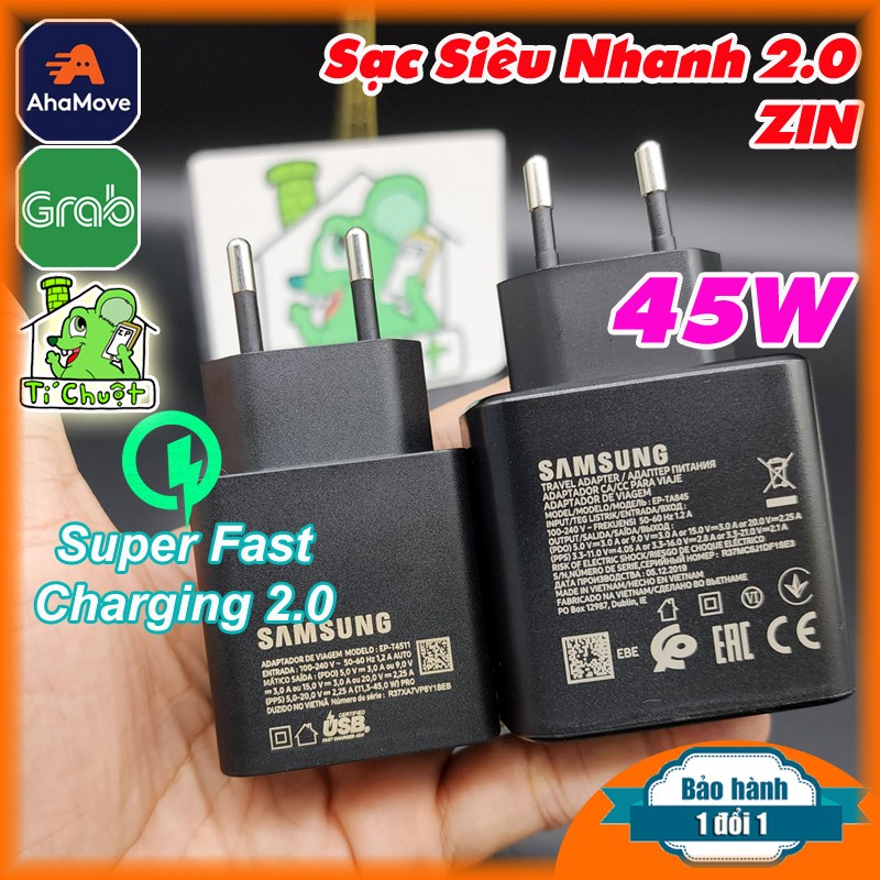 Chính Hãng-Ảnh Thật] Sạc Siêu Nhanh Samsung 45W EP- TA845 - Main Image
