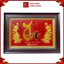 Tranh Đồng Chữ Thọ , Dát Vàng ( 38x54cm ) - Cửu Diệu Thiên - CT004