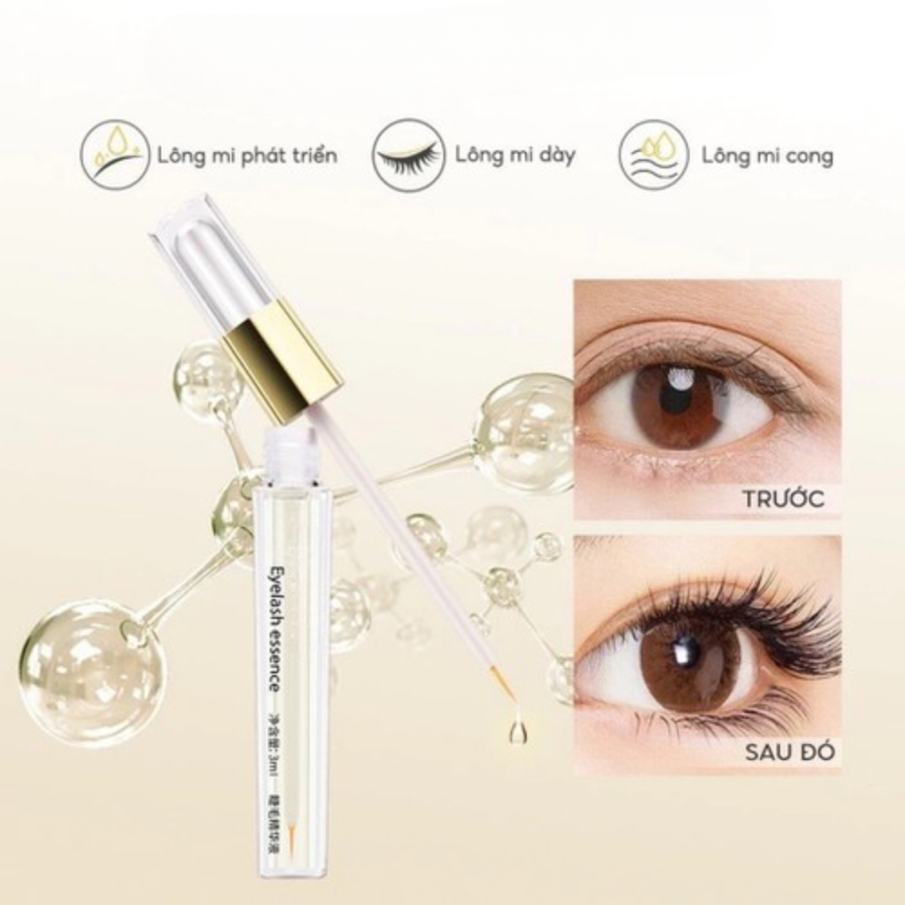 Ảnh Dưỡng mi Klash Natural Eyelash Essence 3ml hỗ trợ mọc dài mi và mày, cong vút chắc khỏe tự nhiên 2