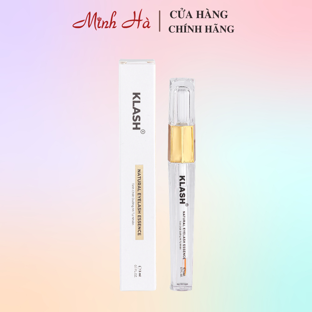 Ảnh Dưỡng mi Klash Natural Eyelash Essence 3ml hỗ trợ mọc dài mi và mày, cong vút chắc khỏe tự nhiên 1
