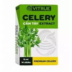 Tinh chất cần tây VITRUE CELERY hỗ trợ giảm cân giảm mỡ máu ổn định huyết áp ngủ ngon Hộp 14 gói