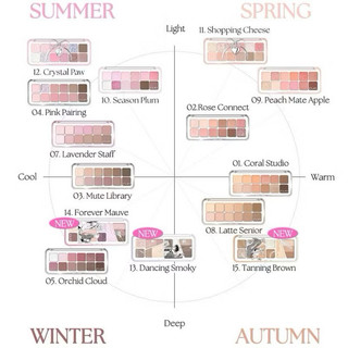 [Clio] Bảng Phấn Mắt 12 Ô Clio Pro Eye Pallete Air
