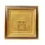 Tranh Đồng Khuê Văn Các , Mạ Vàng 24K ( 30x30cm ) - Cửu Diệu Thiên - THN262
