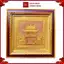 Tranh Đồng Khuê Văn Các , Mạ Vàng 24K ( 30x30cm ) - Cửu Diệu Thiên - THN262