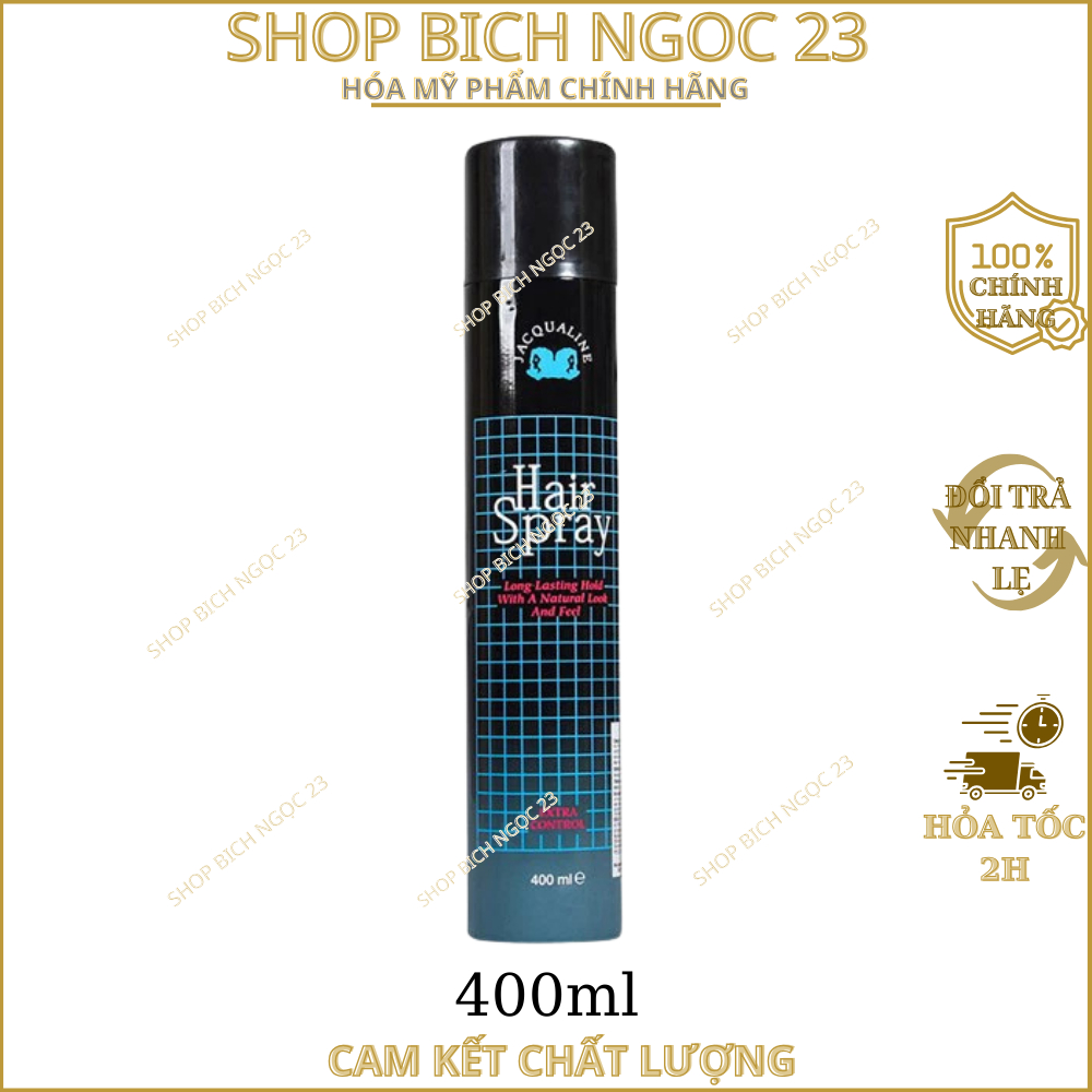 Keo xịt tóc Jacqualine hair spray 400ml (cứng)