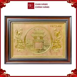 Tranh Đồng Khuê Văn Các ( 38x54cm ) - Cửu Diệu Thiên - THN268
