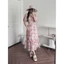 Đầm maxi tơ hoa BluPepper* bigsize - dư xịn